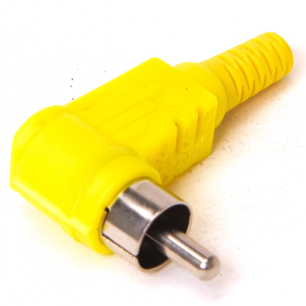 RCA-hane vinkel plast gul MR544LN RoHS