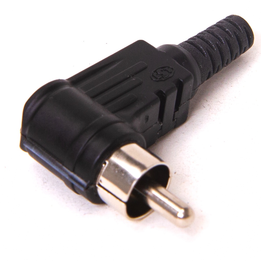 RCA-hane vinkel plast svart MR544LS RoHS