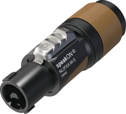 speakON 2-pin female cable connector Neutrik Ø 6-12 mm cable IEC61984