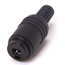 speaker connector female with screw terminals bend relief