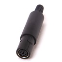 MiniDIN-female 5-pin MJ-372-5