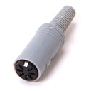 DIN-male 7-pin plastic