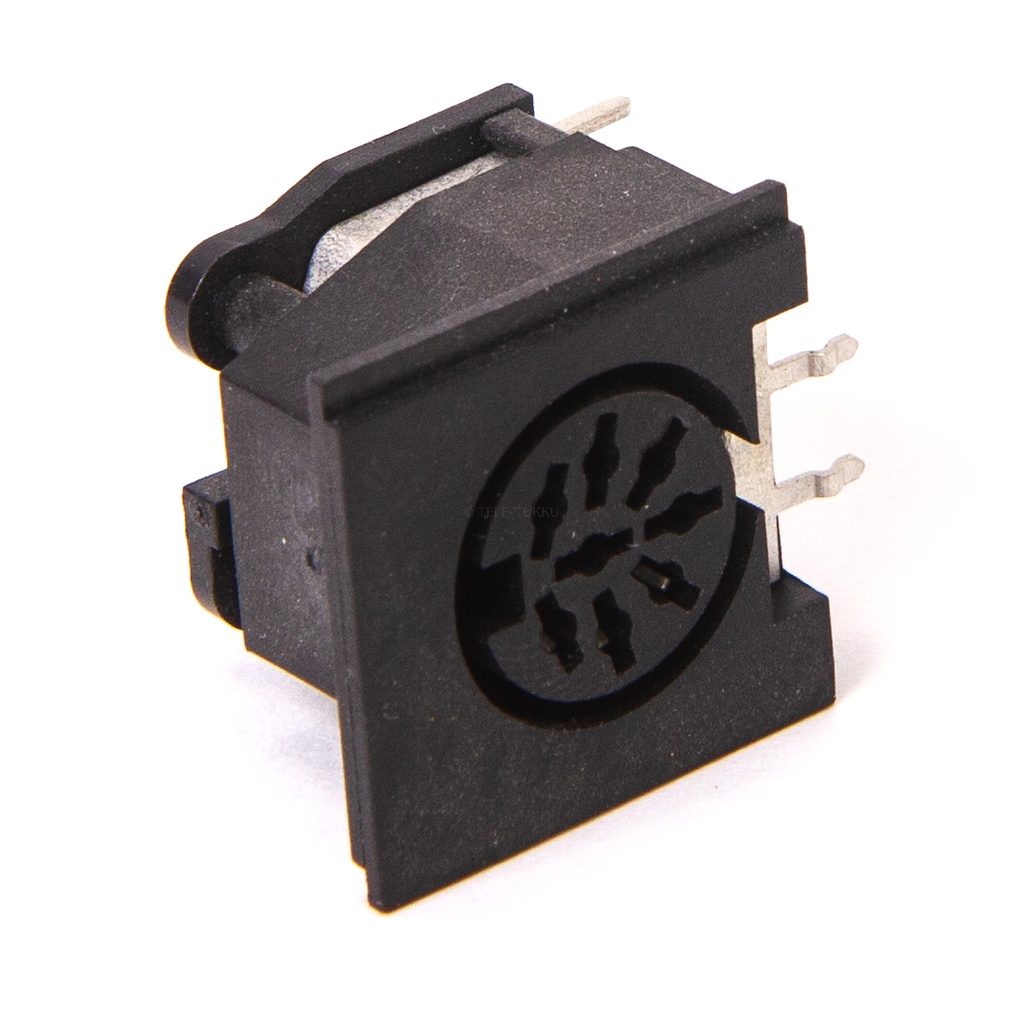 DIN-chassikontakt 8-polig PCB