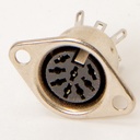 DIN panel connector 8-pin horseshoe