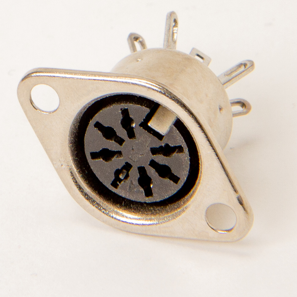 DIN panel connector 7-pin