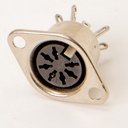 DIN panel connector 7-pin