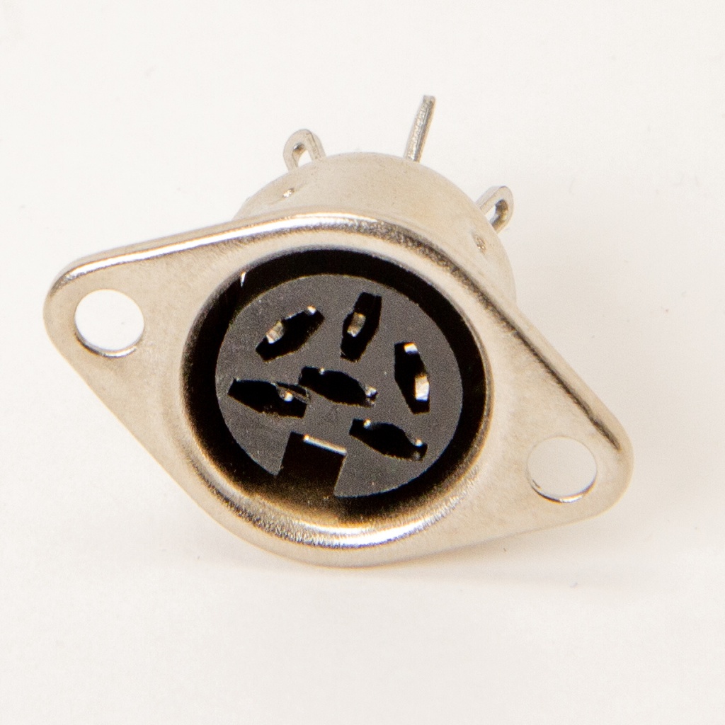 DIN panel connector 6-pin