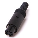 DIN-female 7-pin plastic