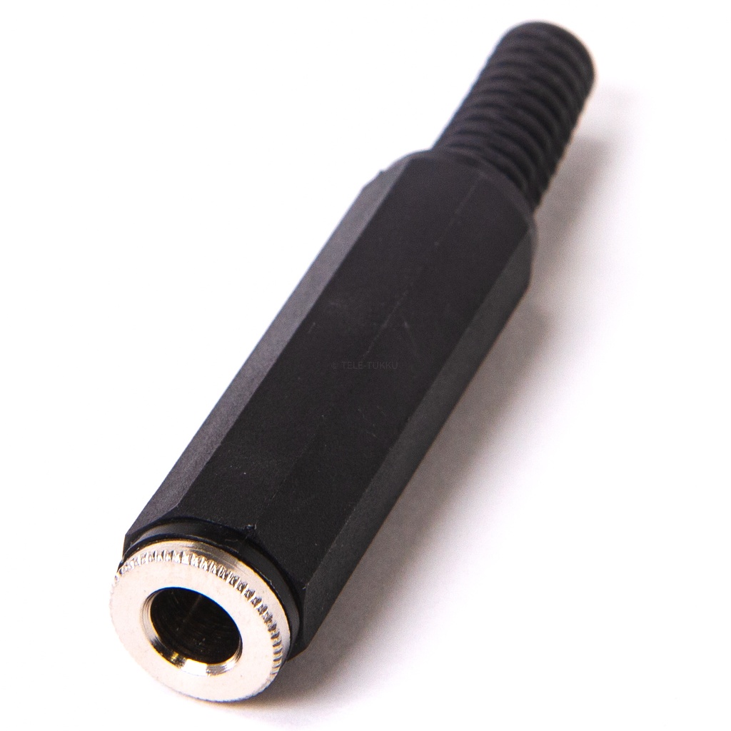hona 6,3mm stereo plast MJ-117M