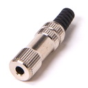 hona 3,5mm stereo metall böjskydd plast MJ-076M