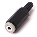 female 2.5mm plastic 4 contacts MJ-068 RoHS