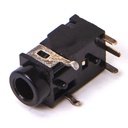 panel connector 3.5mm 4 contacts PCB horizontal MJ-2135