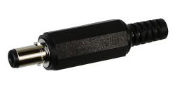 DC-uros 2,5/5,5mm muovi luk. MP-122CR