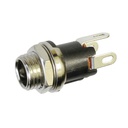 DC-runko 2,5mm mutterilla MJ-22 metalli Marushin