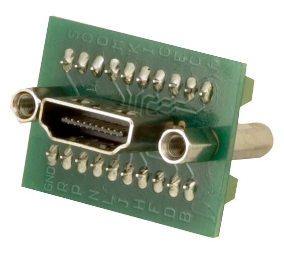 HDMI A female, screw terminal