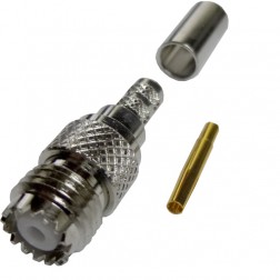 Mini UHF-hona crimp RG58