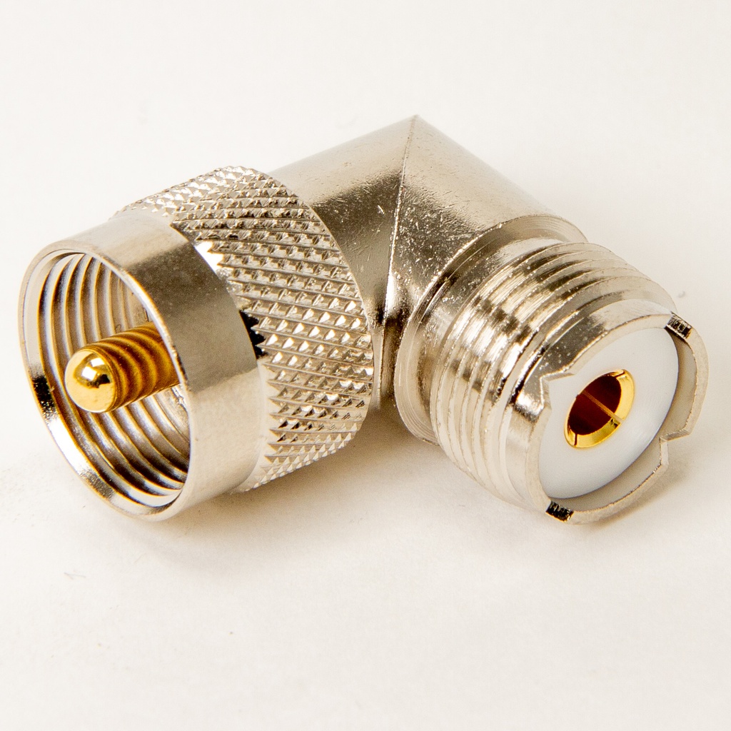 UHF-vinkeladapter