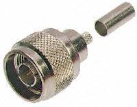 N-hane crimp vinkel RG58/RG141 Eco N-series