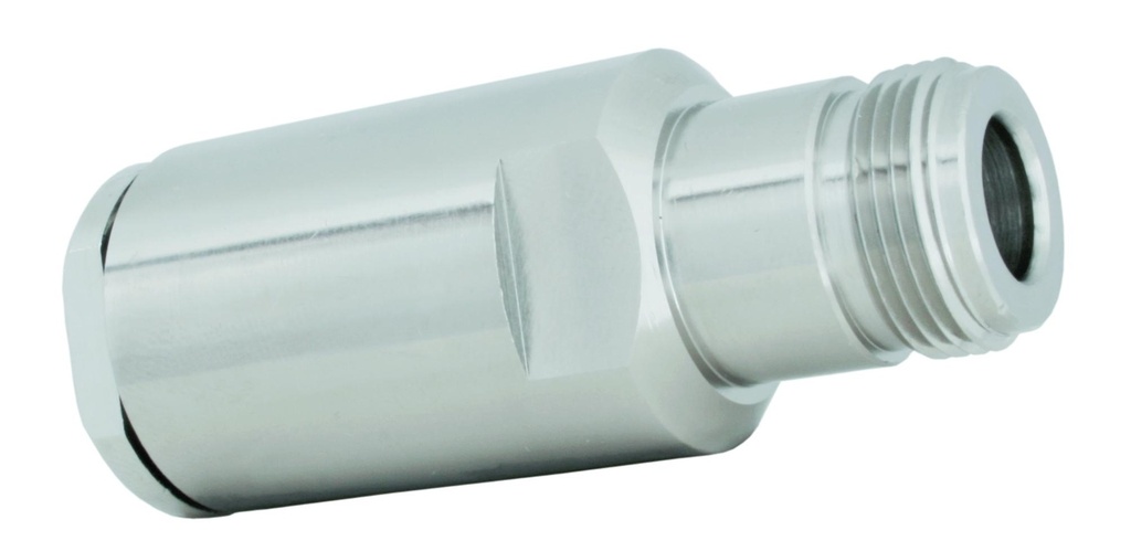 N-female Ecoflex15 HTX/PLUS/PERUS field-attachable connector