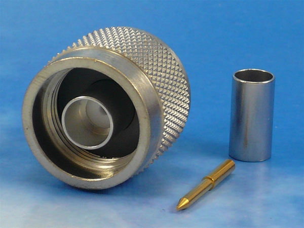 N-male crimp RG223