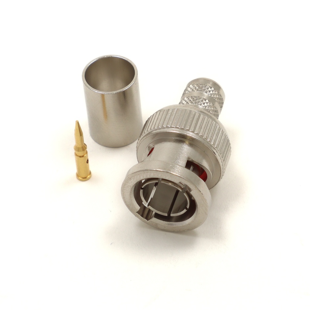 BNC-hane crimp RG6 mittkontaktens håldiameter 1,2mm