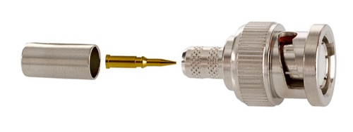 BNC-uros purist. RG58 / LMR195  B1121A1 RoHS