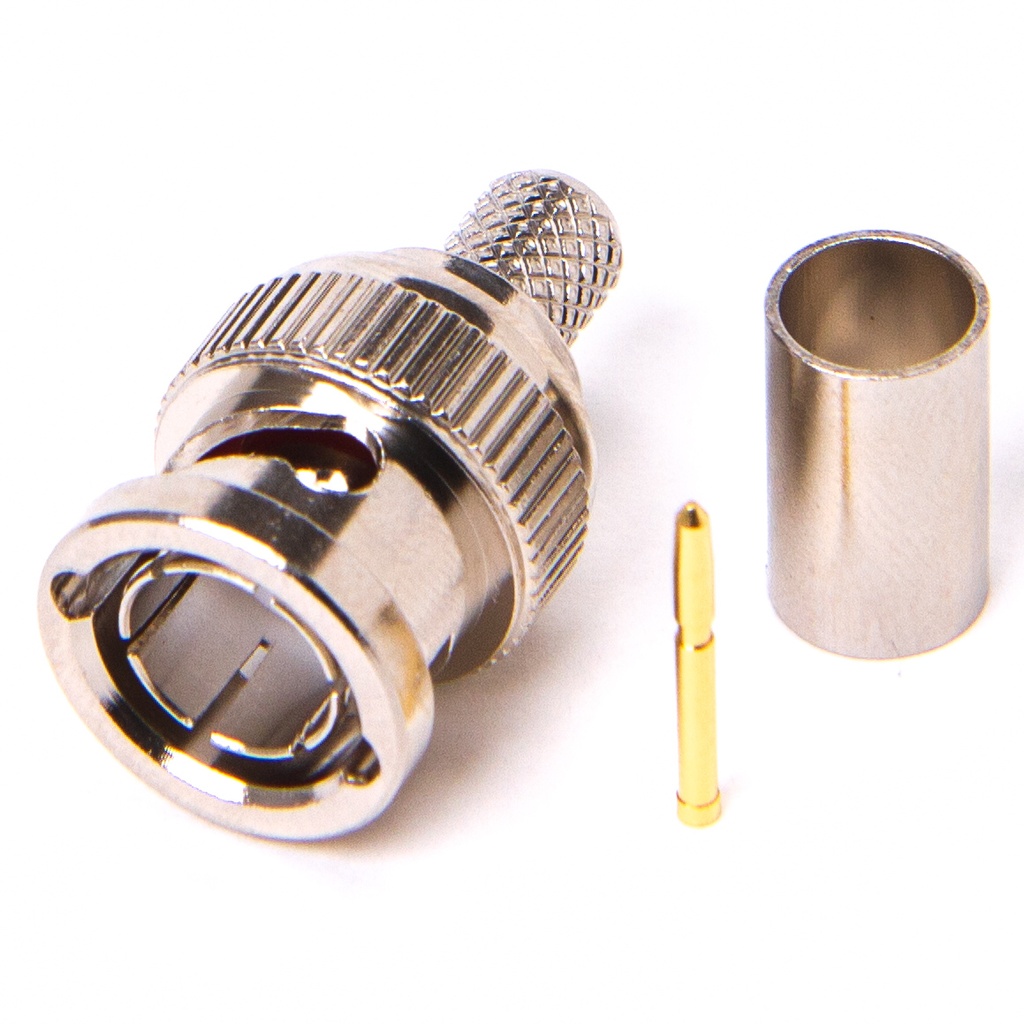 BNC-male crimp 0.8/3.7 HD SDI 75ohm/6GHz 1505