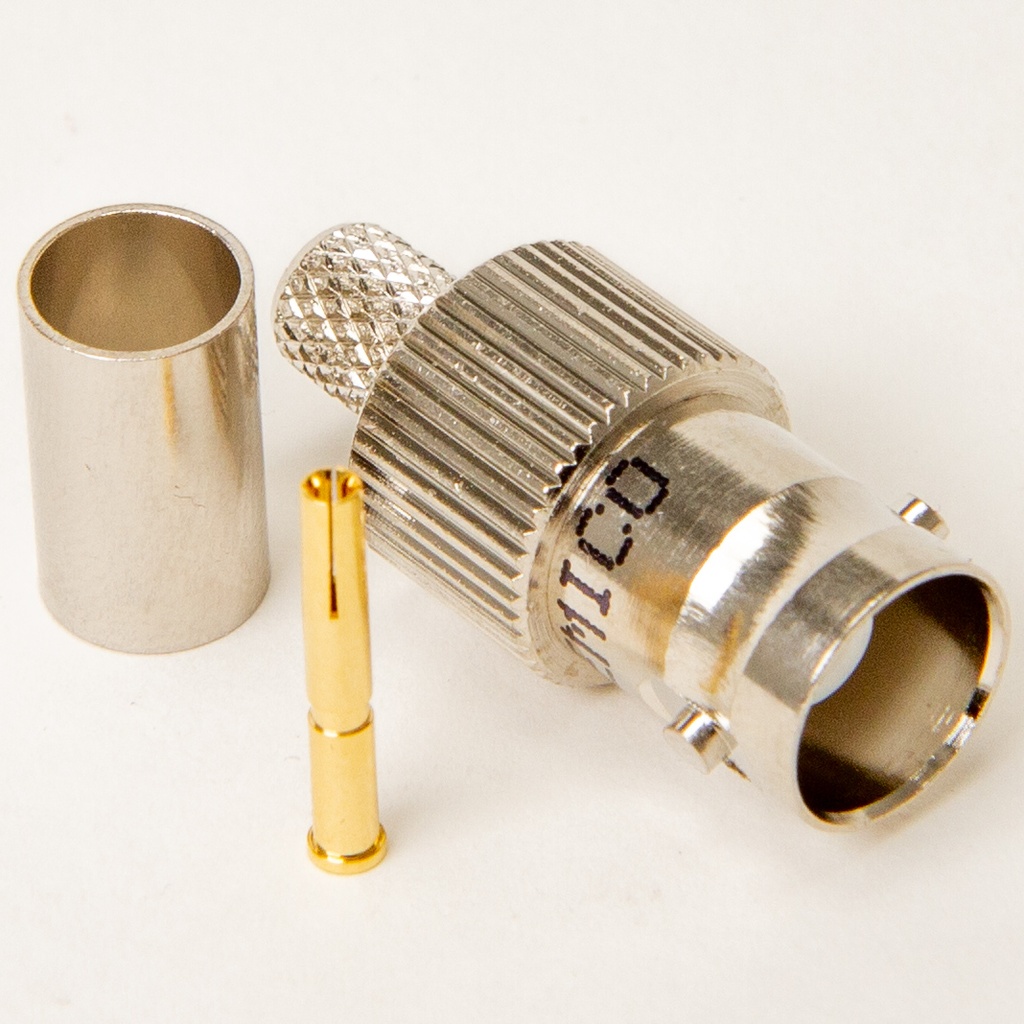 BNC-hona crimp LMR-240