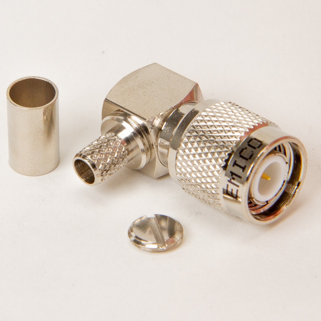 TNC-male right-angle crimp LMR240