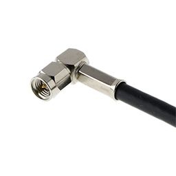 SMA-male right-angle solder cable RG178