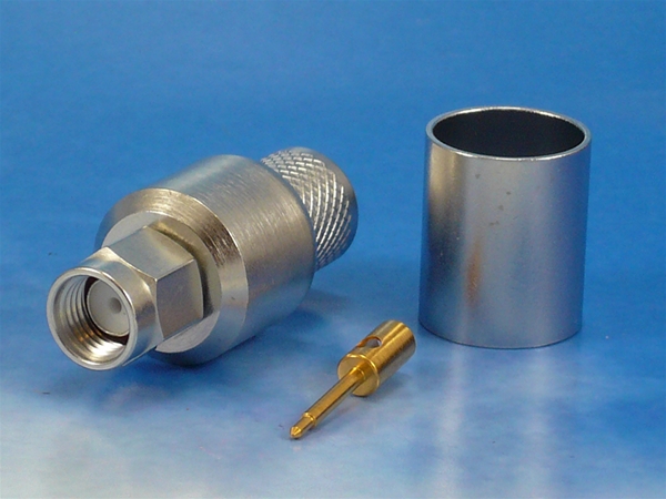 SMA-hane LMR400 crimp/löd