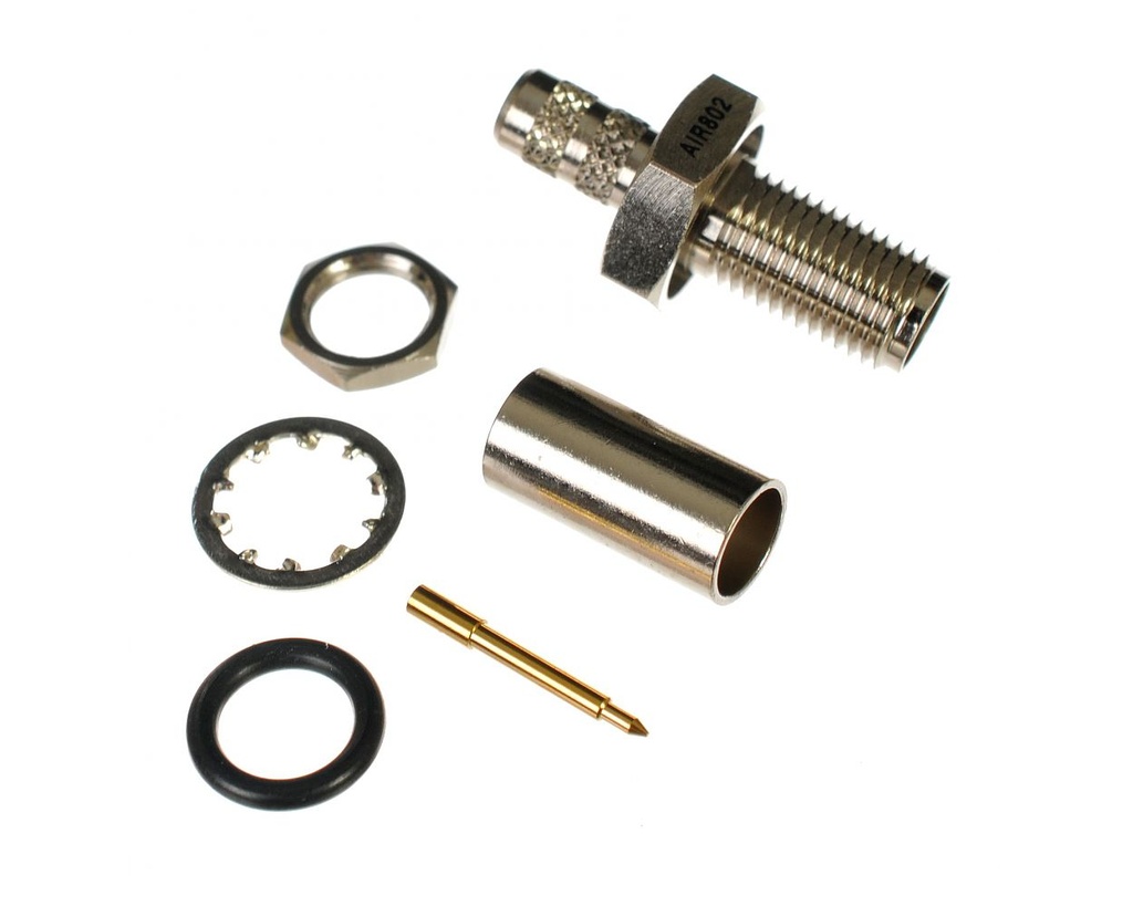SMA-chassikontakt hona crimp RG58