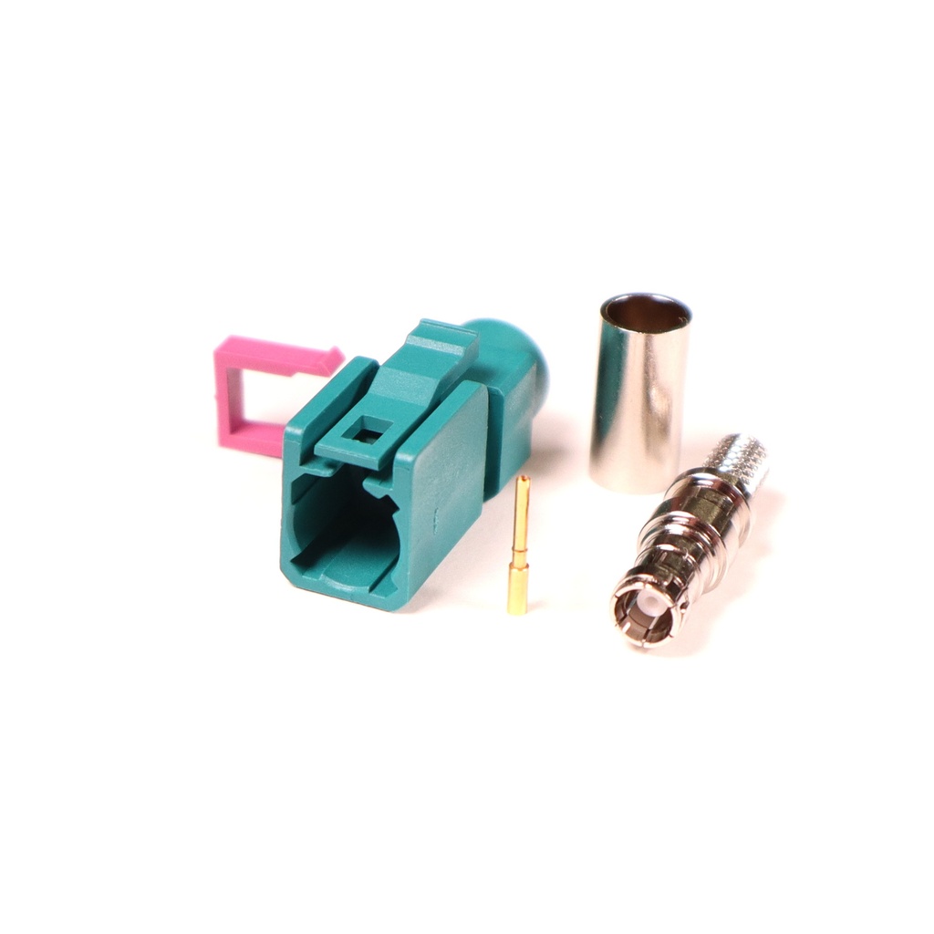 Fakra Z-hona crimp RG58 neutral (utan kodning)