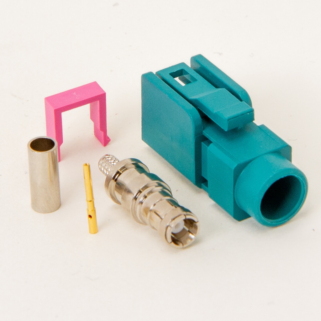 Fakra Z-hona crimp RG316/174 neutral (utan kodning)