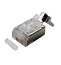 RJ45-uros 8n ohjurilla CAT6a täyssuoj. pyöreälle kaapelille