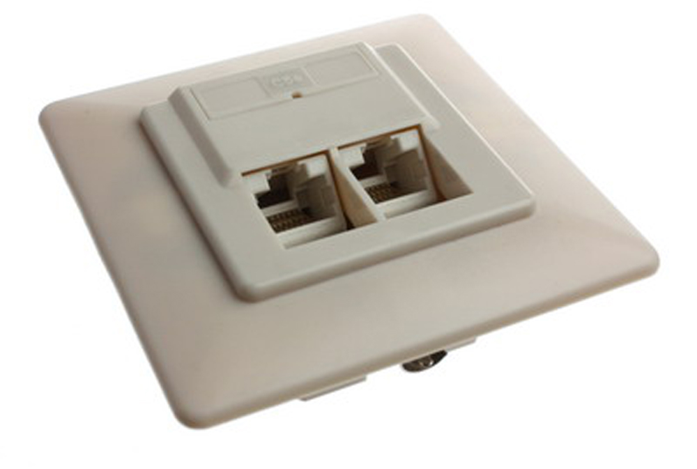 RJ45-seinärasia upot. 2-os CAT5e suojaamaton