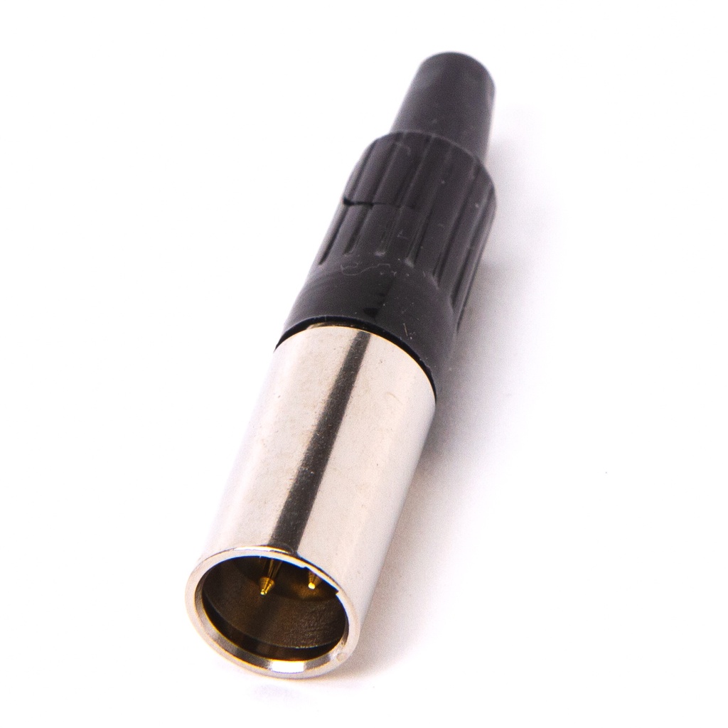 XLR-kontakt 3-polig hane mini-XLR