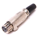 XLR-kontakt 3-polig hona CANNON-MARUSHIN-MRC-31J