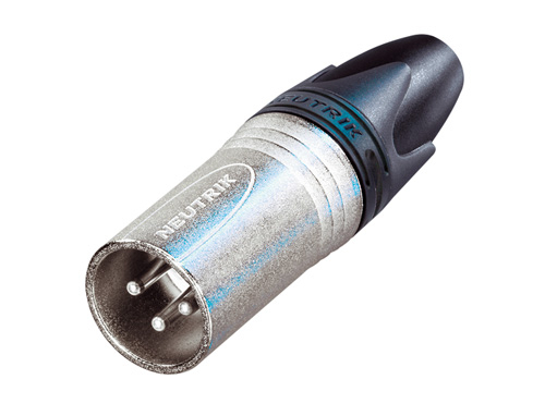 XLR-connector 3-pin male Neutrik