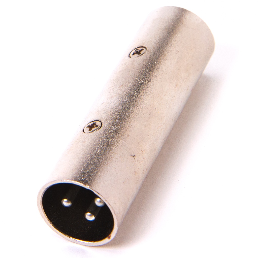 XLR-adapter 3-polig hane/hane
