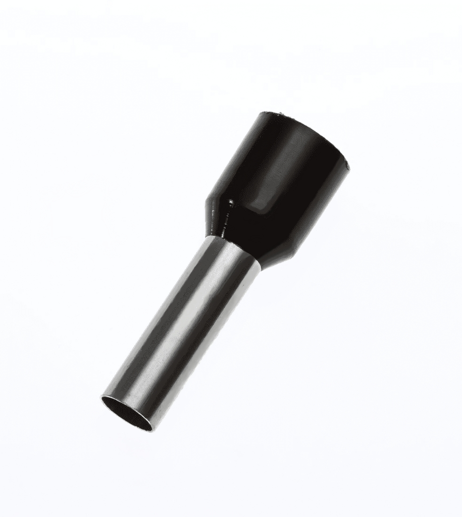 wire-end ferrule 6mm black MAX 105C 300V
