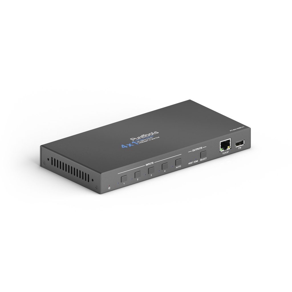 HDBaseT 4x1 switch 4xHDBaseT in 1xHDMI + 1xHDBaseT out