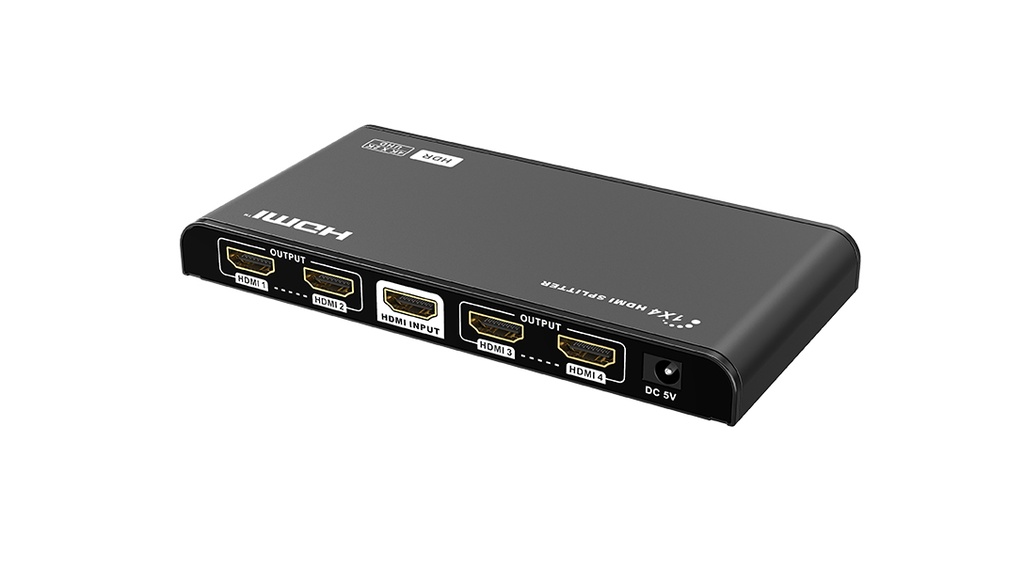 HDMI splitter 1 > 4 4K60 HDMI2.0 HDCP2.2 18 Gpbs