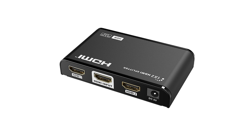 HDMI splitter 1 > 2 4K@60 HDR HDMI 2.0 HDCP 2.2 18Gpbs