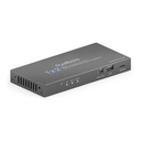 1x2 HDMI 2.1 splitter 48Gbps 8K scaler audio utgång EDID CEC