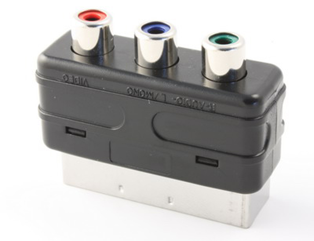 Scart/RGB-adapter 3xRCA(n)