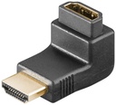 HDMI-A-male/female right-angle adapter 90°