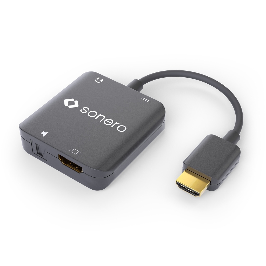 HDMI audioextraktor 4K audio extractor 3,5 mm HDCP14/22