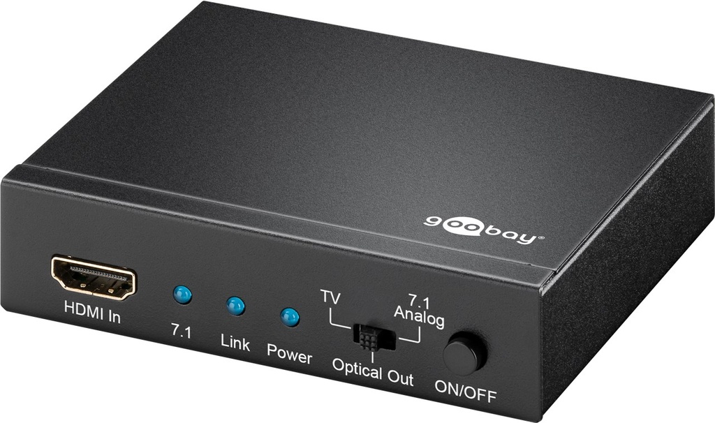 HDMI audioextraktor 4K 7.1 HDCP 1.2 audio extractor