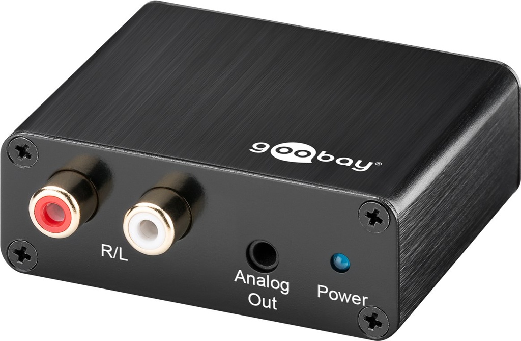 Digital > Analogue audio converter TS/Coax > 2XRCA/3.5 plug